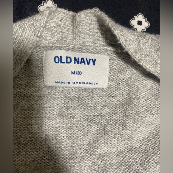 💰2/$10 Kids Grey Old Navy Cardigan- size m/8 - Picture 5 of 10